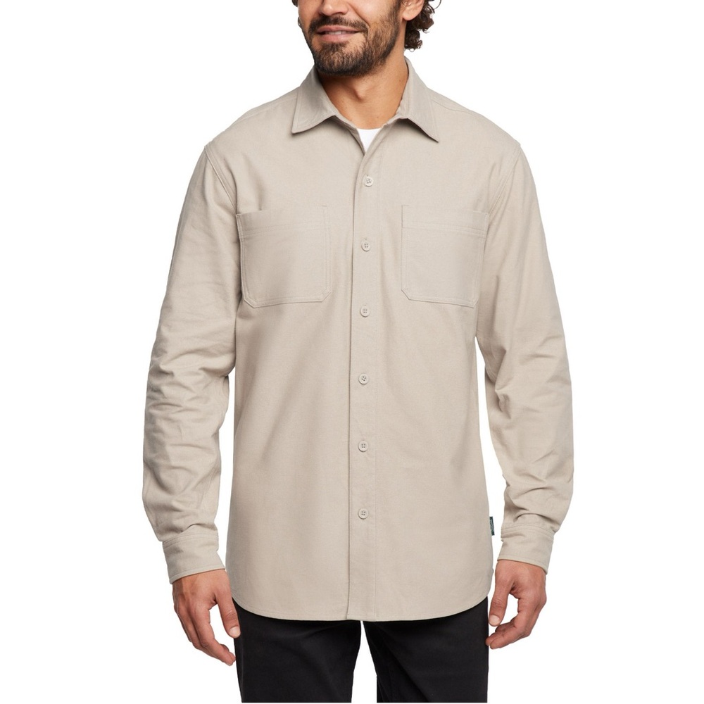 Woolrich Cotton Beige‎ Cotton Chamois Shirt